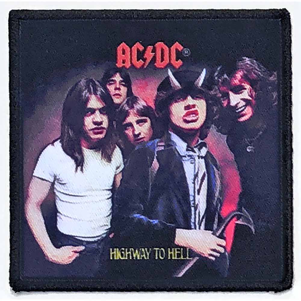 AC/DC エーシーディーシー (Back in Black 45周年 ) - Highway To Hell / Album Cover / ワッペン - PGS
